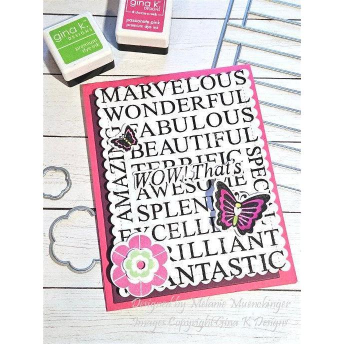 Gina K. Designs - Dies - So Many Words-ScrapbookPal