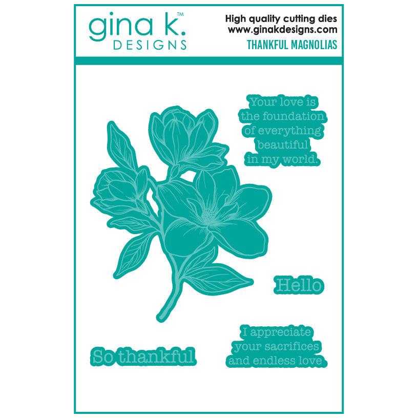 Gina K. Designs - Dies - Thankful Magnolia-ScrapbookPal