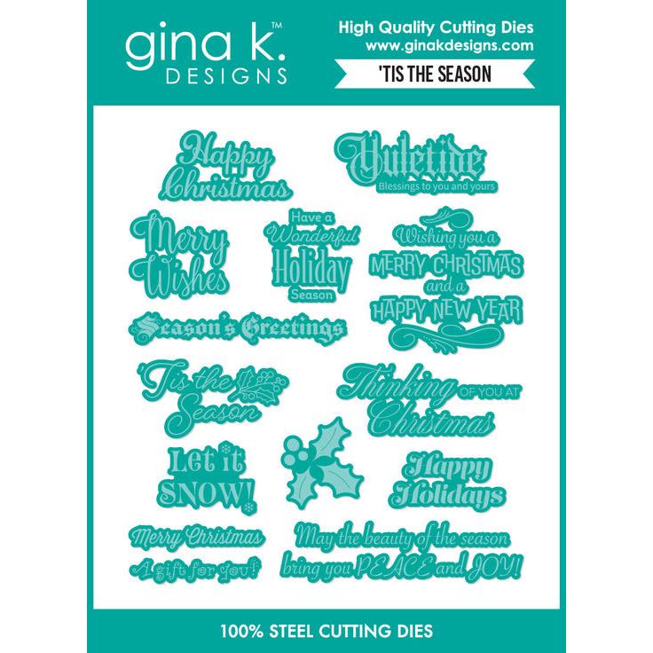 Gina K. Designs - Dies - 'Tis the Season-ScrapbookPal