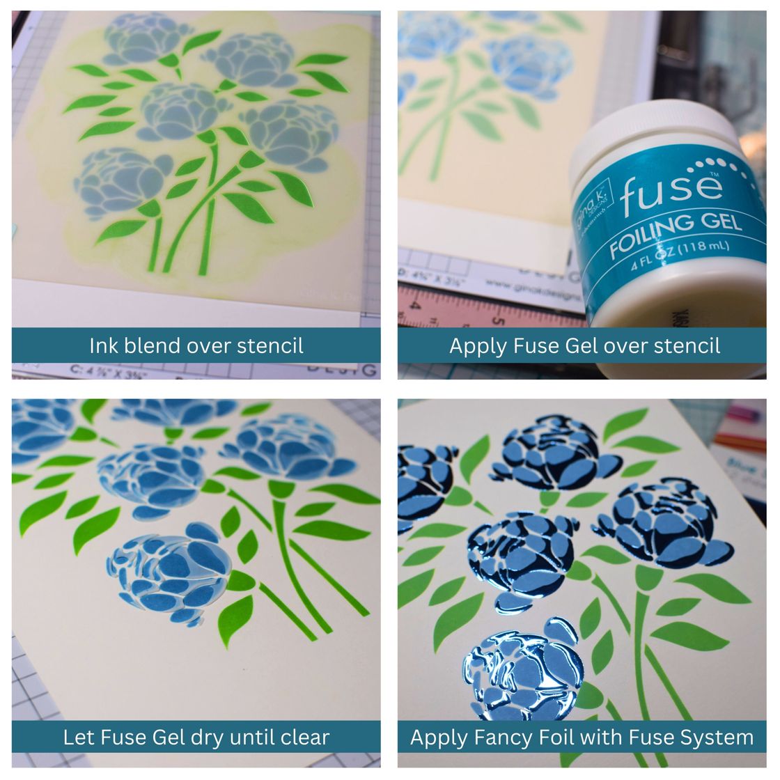 Gina K. Designs - Fuse Foiling Gel-ScrapbookPal