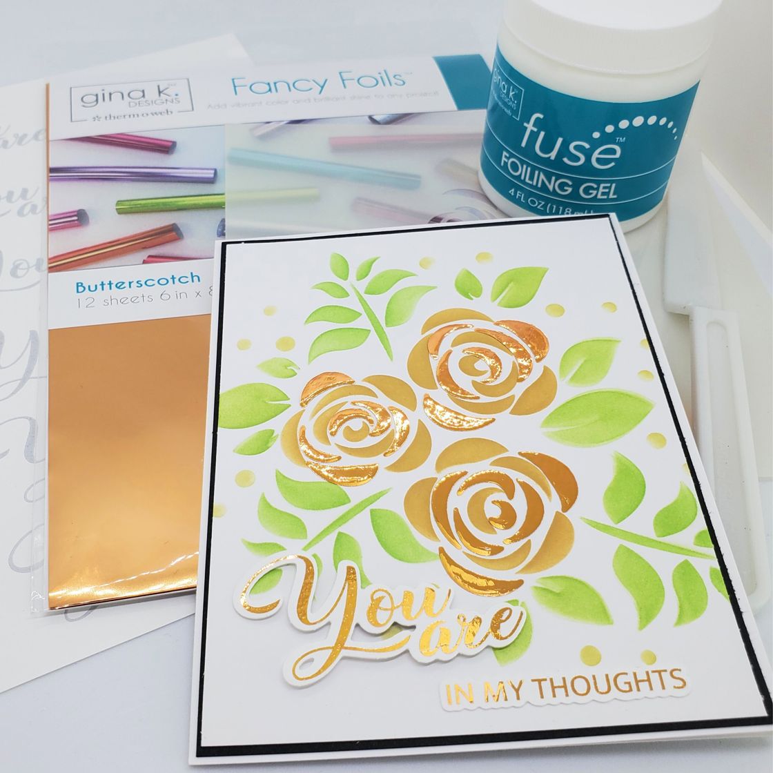 Gina K. Designs - Fuse Foiling Gel-ScrapbookPal