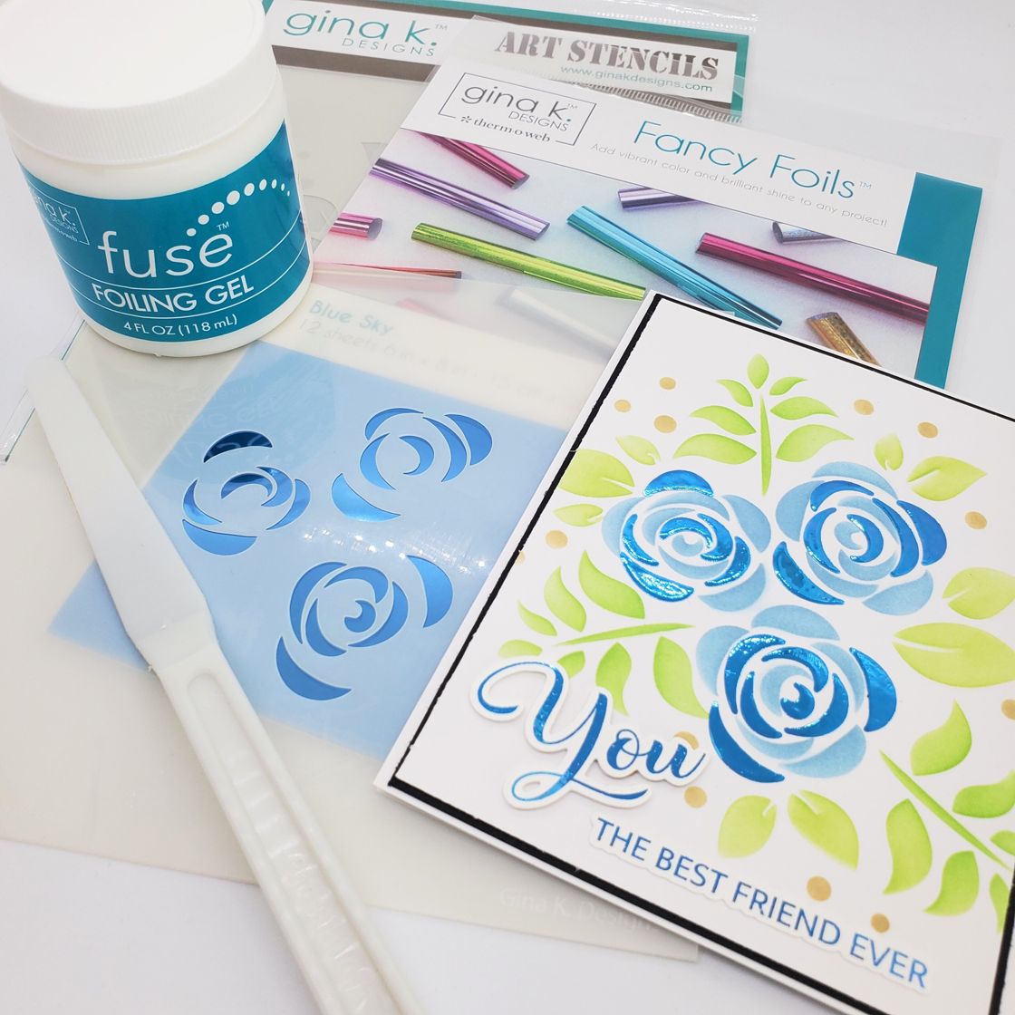 Gina K. Designs - Fuse Foiling Gel-ScrapbookPal