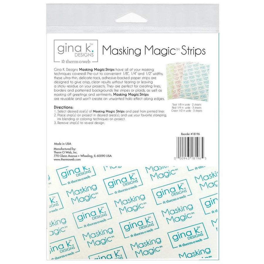 Gina K. Designs - Masking Magic Strips-ScrapbookPal