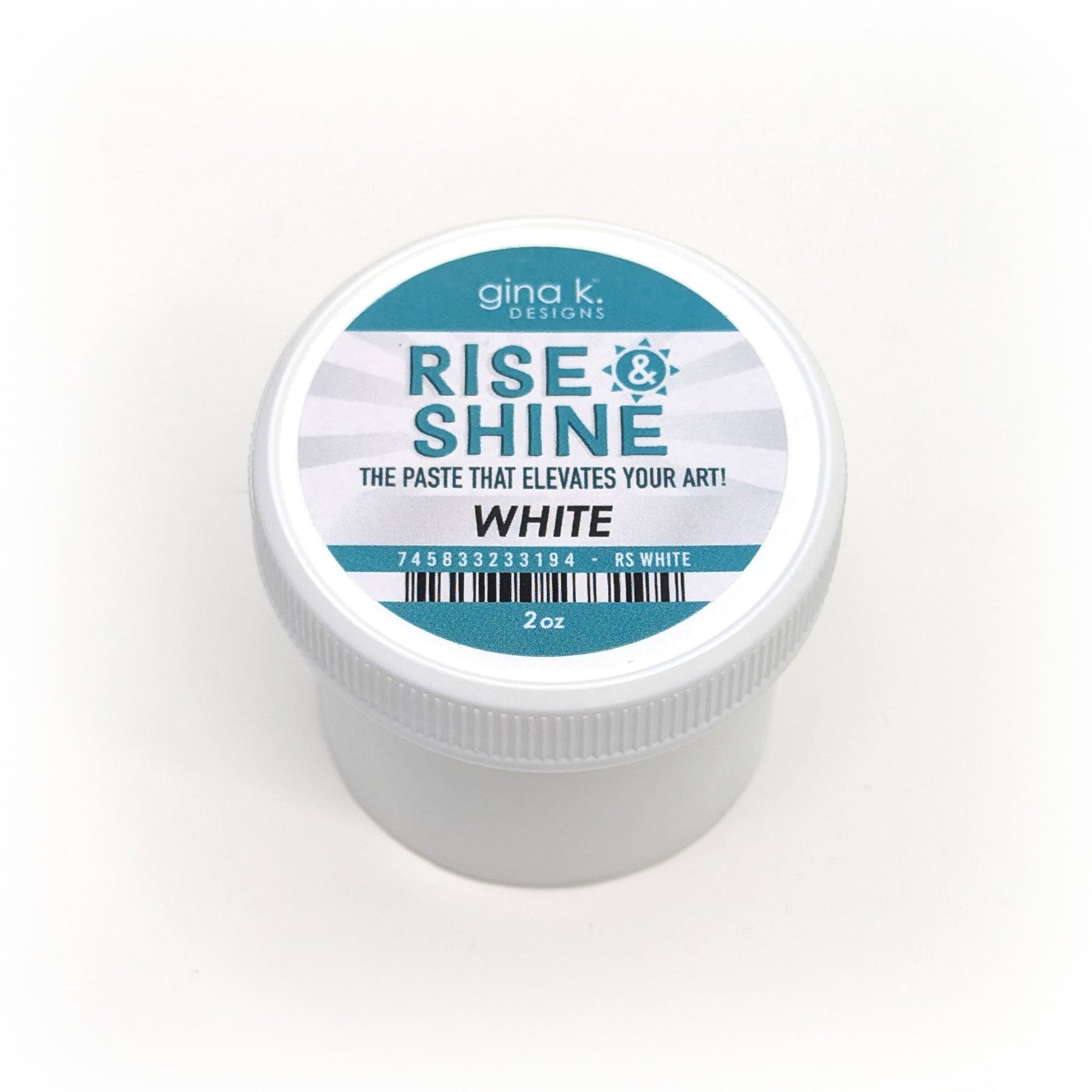 Gina K. Designs - Rise and Shine Stencil Paste - White-ScrapbookPal