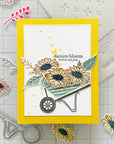 Gina K. Designs - Stencils - Daisies Bloom-ScrapbookPal