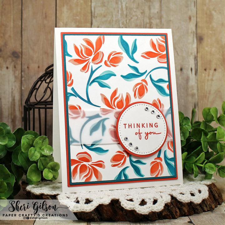 Gina K. Designs - Stencils - Flowering Vine-ScrapbookPal