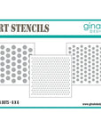 Gina K. Designs - Stencils - Polka Dots-ScrapbookPal
