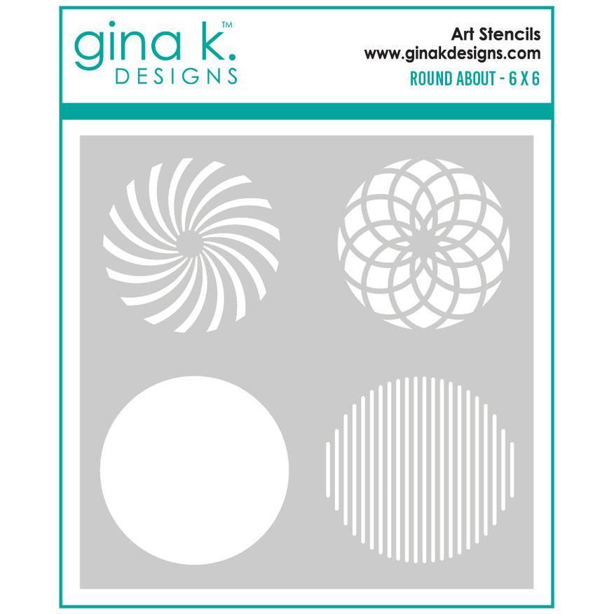 Gina K. Designs - Stencils - Round About-ScrapbookPal