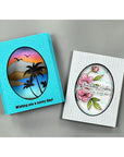 Gina K. Designs - Stencils - Tropical Landscape-ScrapbookPal