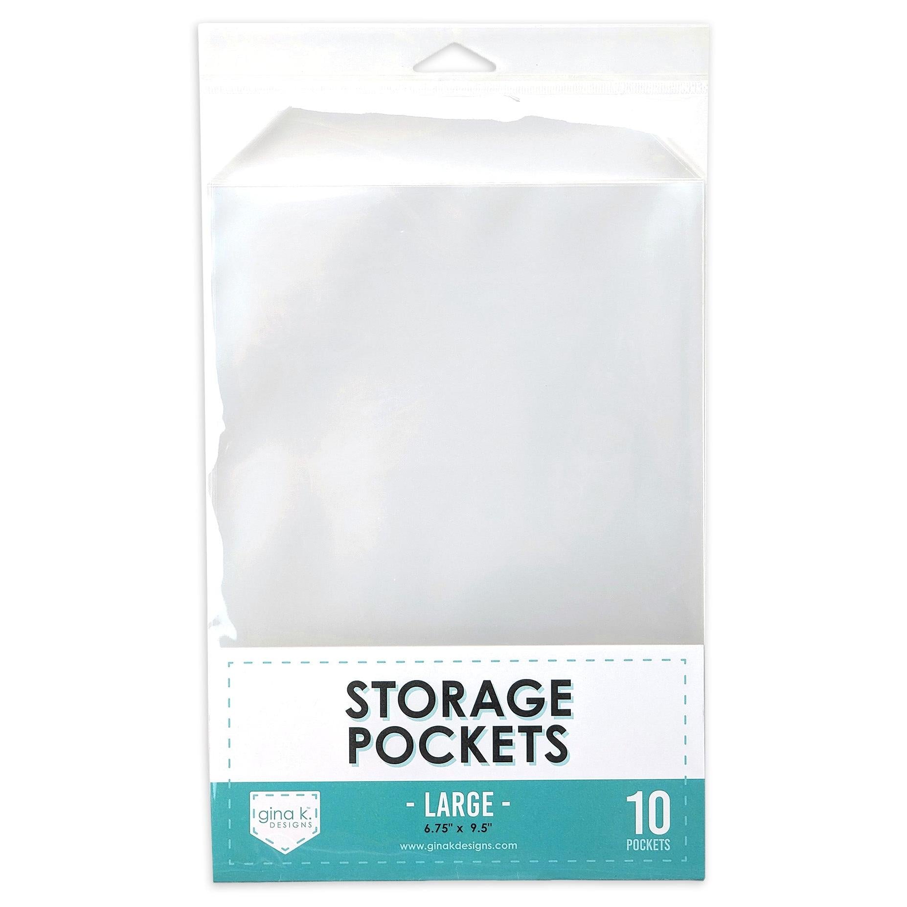 Gina K. Designs - Storage Pockets - Large-ScrapbookPal
