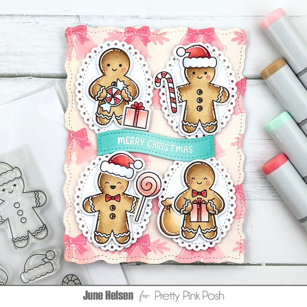 Pretty Pink Posh - Dies - Banner Greetings 1