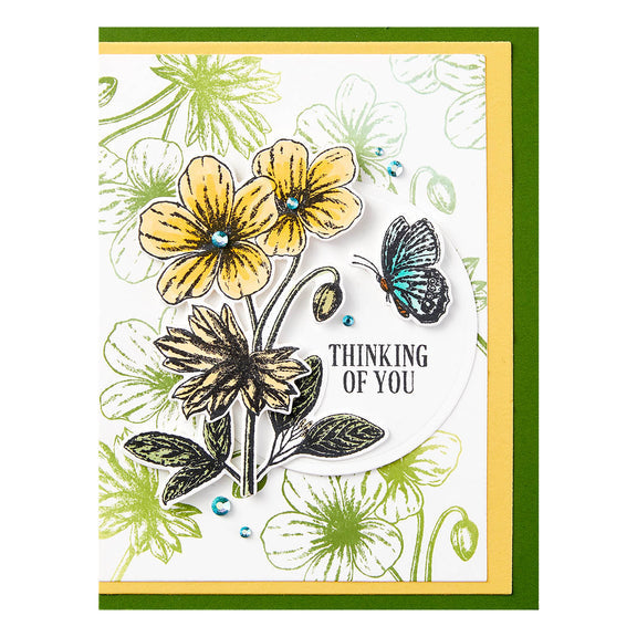 Ranger Ink - Simon Hurley - Clear Stamps & Dies - Beautiful Blooms