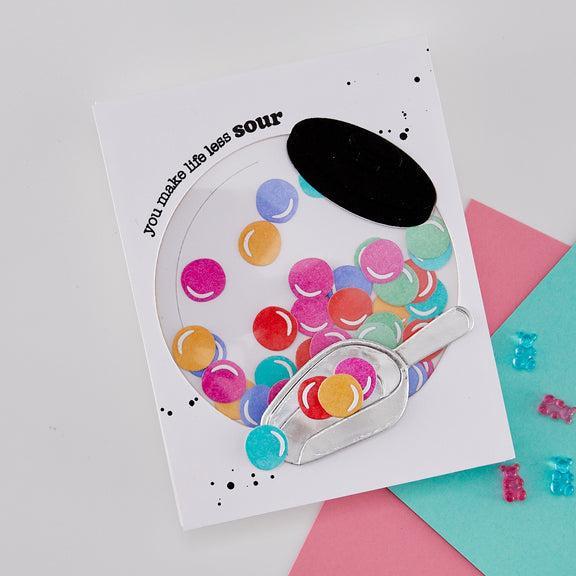Hero Arts - Beary Sweet Collection - Dies - Penny Candy Jar-ScrapbookPal