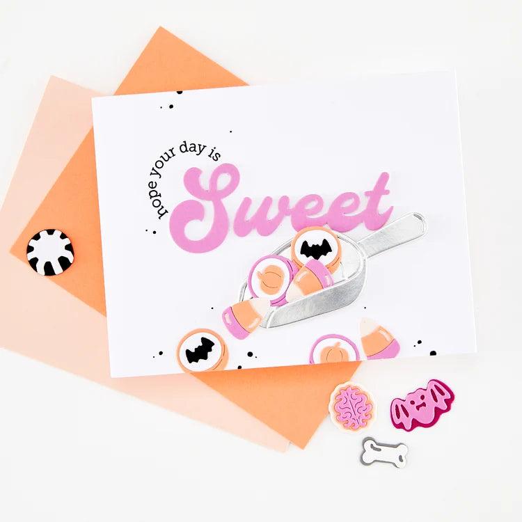 Hero Arts - Beary Sweet Holiday Collection - Dies - Candy Kebob Halloween Add On-ScrapbookPal