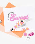 Hero Arts - Beary Sweet Holiday Collection - Dies - Candy Kebob Halloween Add On-ScrapbookPal