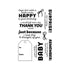 Hero Arts - Best Gift Ever Collection - Clear Stamps - Just Because-ScrapbookPal