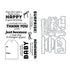 Hero Arts - Best Gift Ever Collection - Stamp & Cut - Just Because-ScrapbookPal
