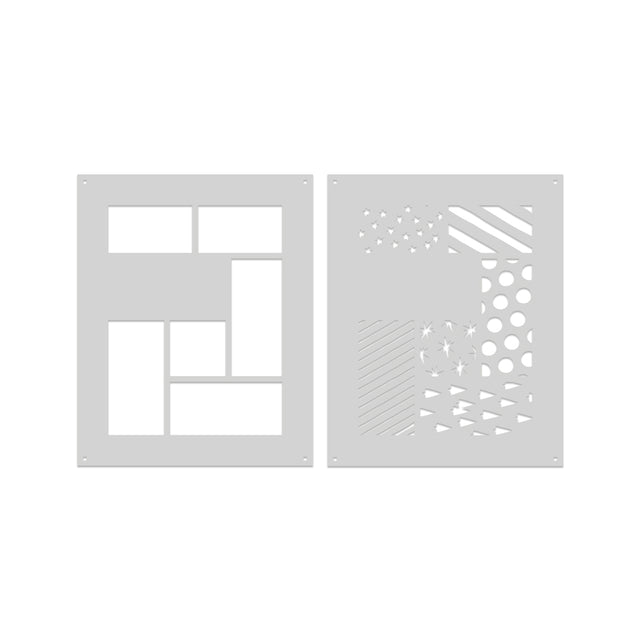 Hero Arts - Best Gift Ever Collection - Stencils - Gorgeous Giftwrap-ScrapbookPal