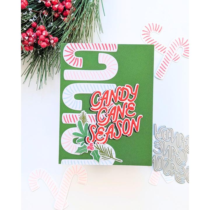 Hero Arts - Candy Cane Season Collection - Clear Stamps - Candy Cane Swag-ScrapbookPal