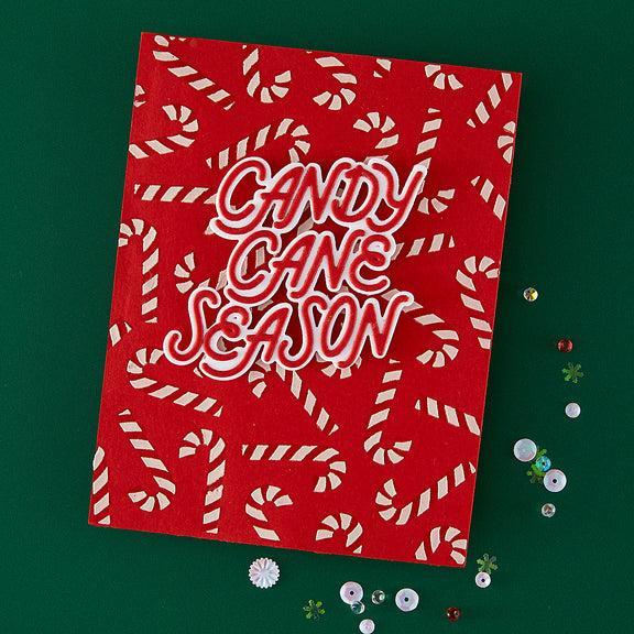 Hero Arts - Candy Cane Season Collection - Dies - Candy Cane Season-ScrapbookPal