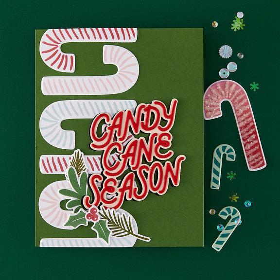 Hero Arts - Candy Cane Season Collection - Dies - Candy Cane Season-ScrapbookPal