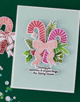 Hero Arts - Candy Cane Season Collection - Stamp & Cut - Candy Cane Swag-ScrapbookPal