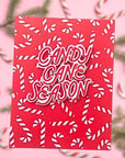 Hero Arts - Candy Cane Season Collection - Stencils - Candy Cane Toss Up-ScrapbookPal