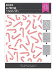 Hero Arts - Candy Cane Season Collection - Stencils - Candy Cane Toss Up-ScrapbookPal