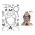 Hero Arts - Case Closed Collection - Clear Stamps - Miss Detective-ScrapbookPal