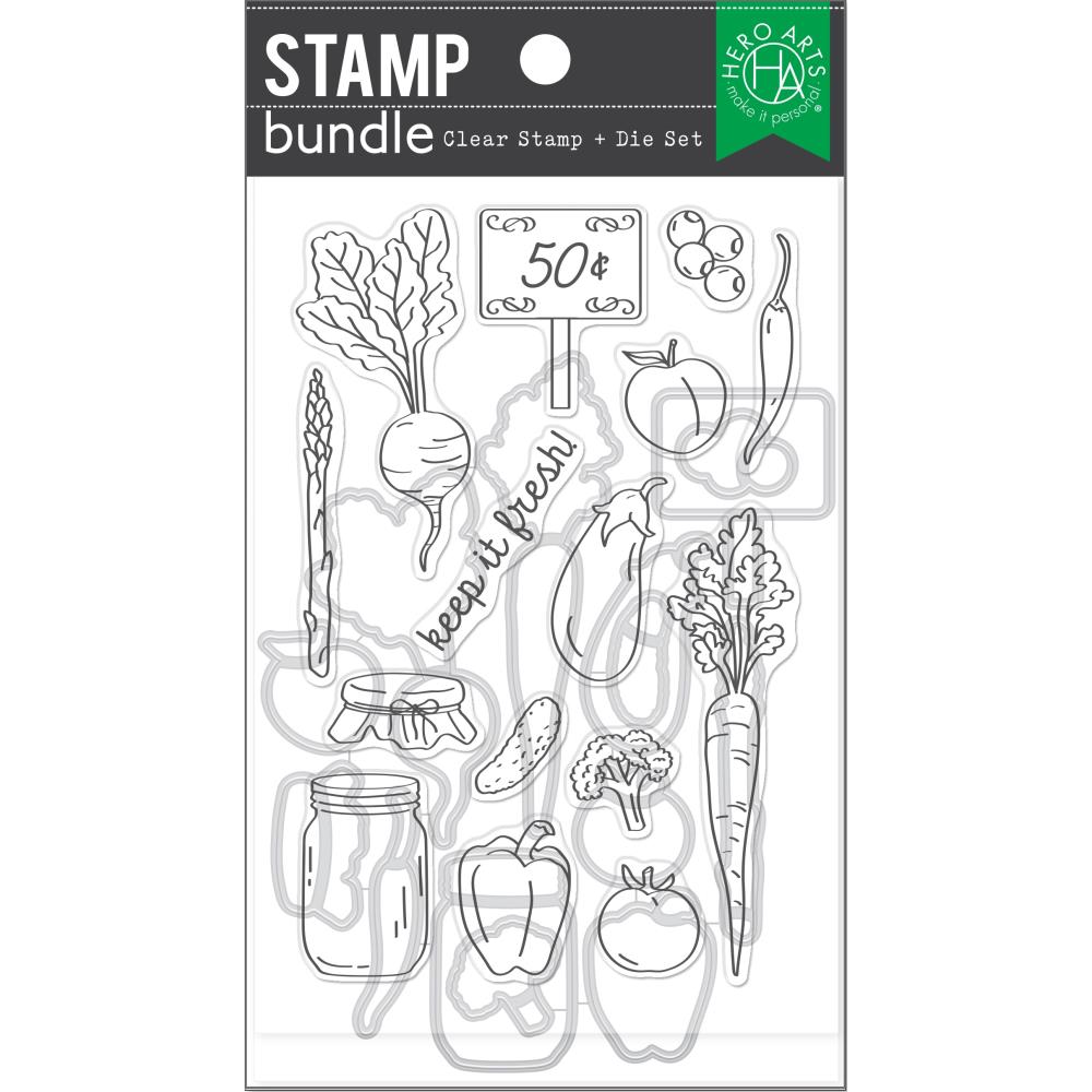 Hero Arts - Clear Stamps &amp; Dies - Keep It Fresh-ScrapbookPal