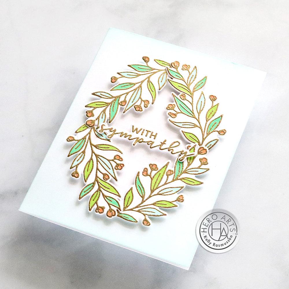 Hero Arts - Clear Stamps &amp; Dies - With Sympathy-ScrapbookPal