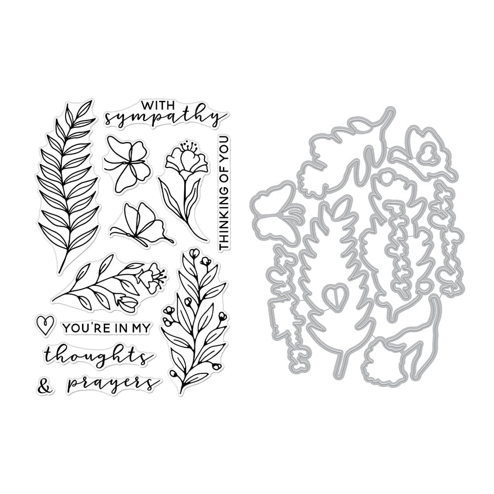 Hero Arts - Clear Stamps &amp; Dies - With Sympathy-ScrapbookPal
