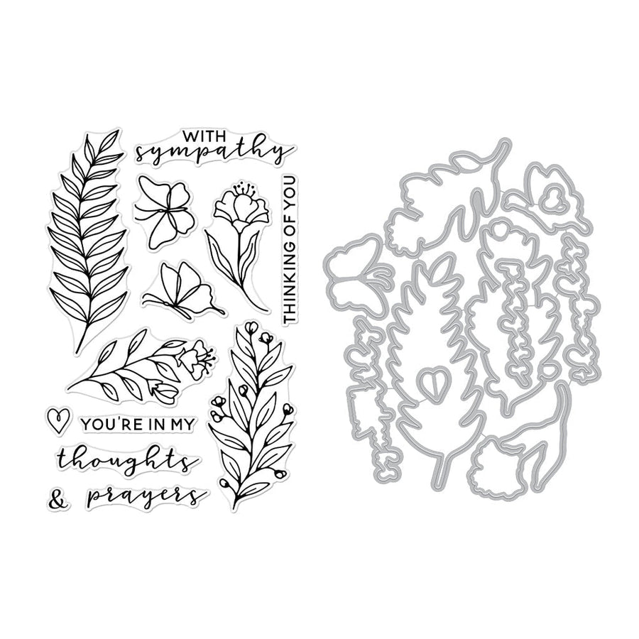 Hero Arts - Clear Stamps & Dies - With Sympathy-ScrapbookPal