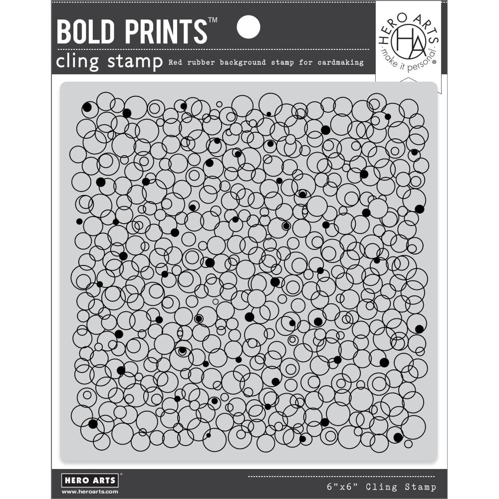 Hero Arts - Cling Stamps - Bubble Celebration Bold Prints-ScrapbookPal