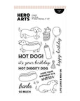 Hero Arts - Coney Club Collection - Clear Stamps - Hot Dog-ScrapbookPal