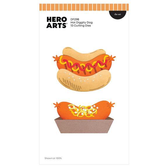 Hero Arts - Coney Club Collection - Dies - Hot Diggity Dog-ScrapbookPal