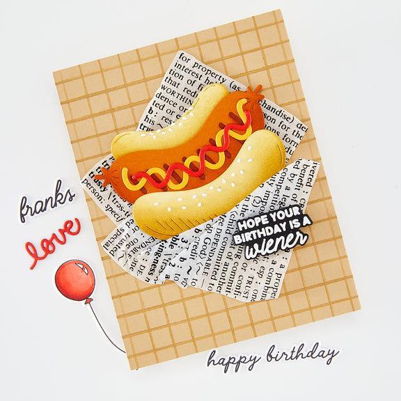 Hero Arts - Coney Club Collection - Stencils - Cookout-ScrapbookPal