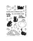 Hero Arts - Cozy Season Collection - Clear Stamps - Hide and Peek-ScrapbookPal