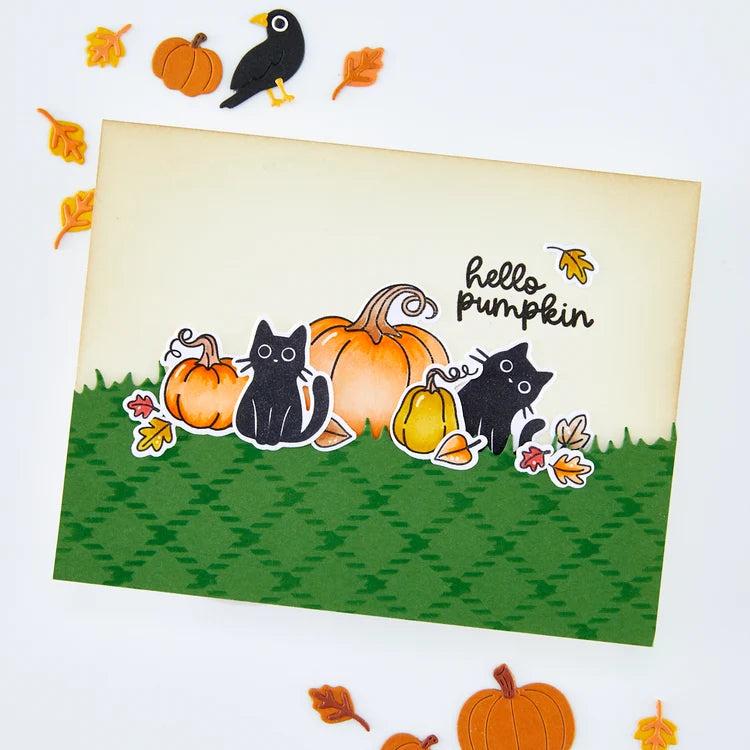 Hero Arts - Cozy Season Collection - Clear Stamps - Hide and Peek-ScrapbookPal
