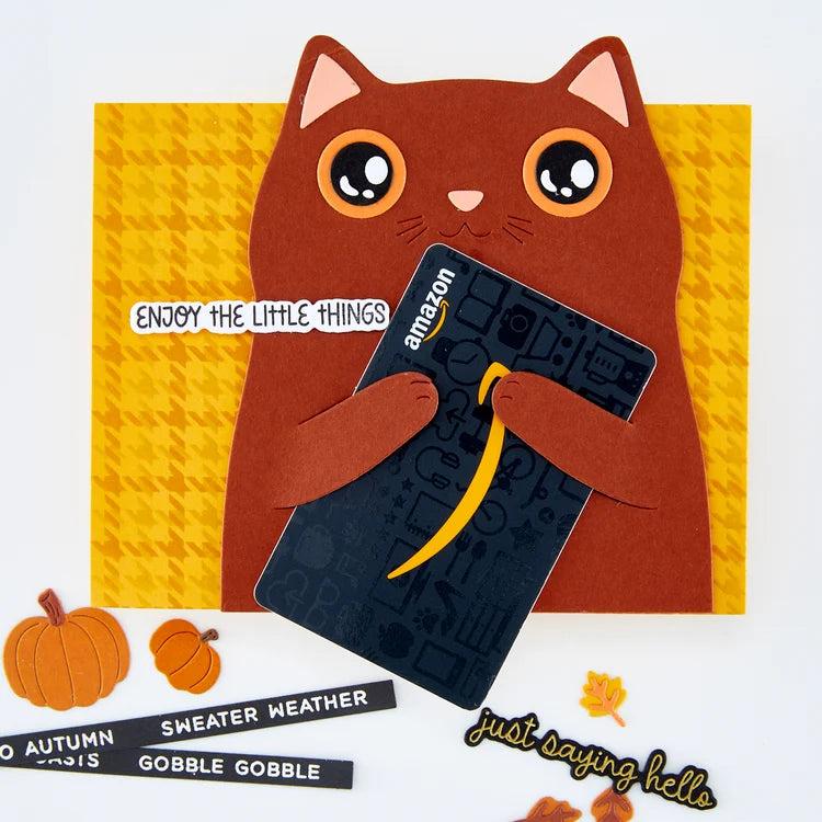 Hero Arts - Cozy Season Collection - Dies - Kitty Squeezer-ScrapbookPal