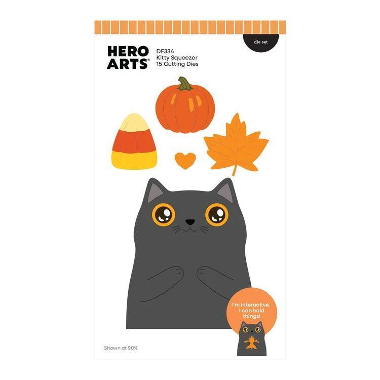 Hero Arts - Cozy Season Collection - Dies - Kitty Squeezer-ScrapbookPal