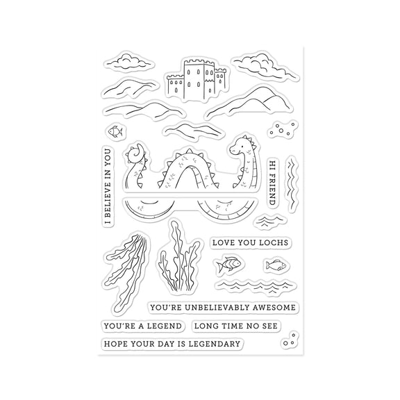 Hero Arts - Don't Stop Believing Collection - Clear Stamps - Unbelievably Awesome-ScrapbookPal