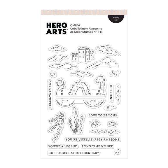 Hero Arts - Don't Stop Believing Collection - Clear Stamps - Unbelievably Awesome-ScrapbookPal