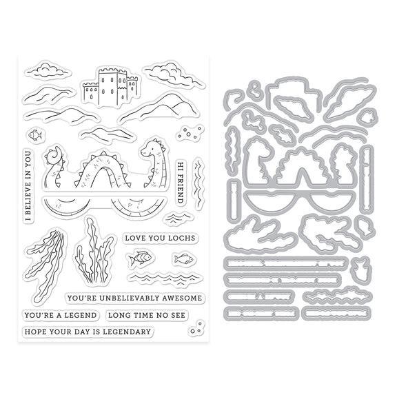 Hero Arts - Don't Stop Believing Collection - Stamp &amp; Cut - Unbelievably Awesome-ScrapbookPal