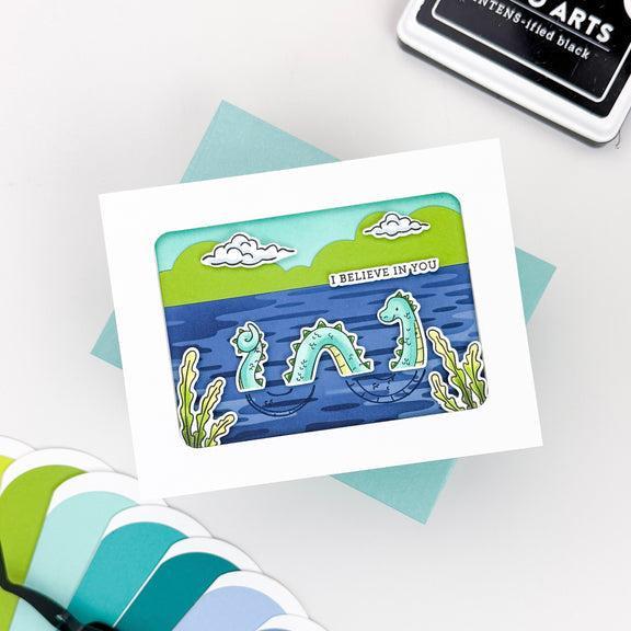 Hero Arts - Don't Stop Believing Collection - Stamp &amp; Cut - Unbelievably Awesome-ScrapbookPal