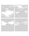 Hero Arts - Don't Stop Believing Collection - Stencils - Lake of Legends-ScrapbookPal