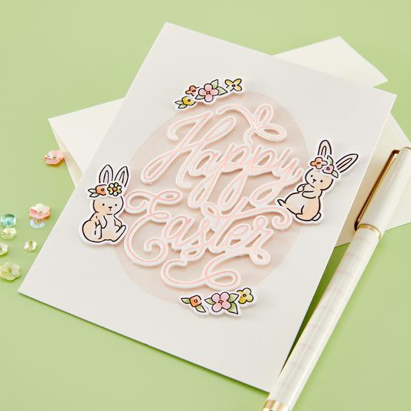 Hero Arts - Eggstra Special Collection - Stamp & Cut - Spring Tweetings-ScrapbookPal