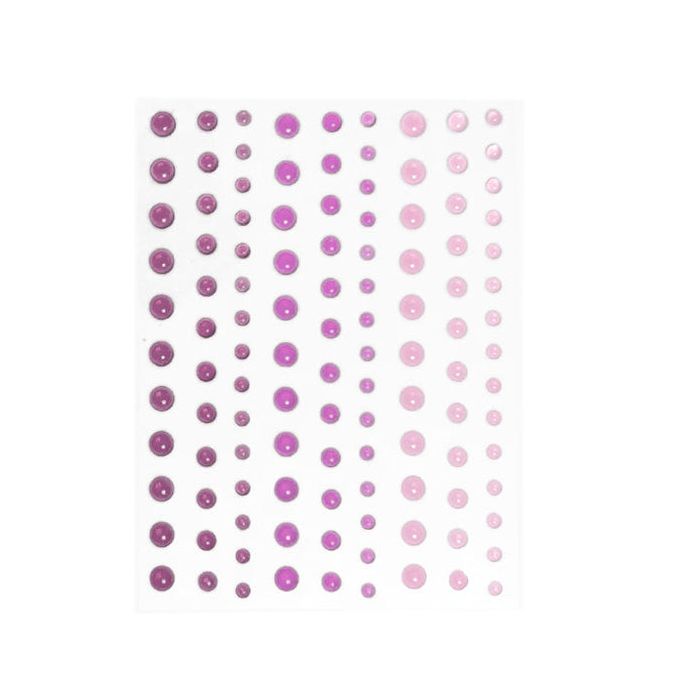 Hero Arts - Enamel Dots - Translucent Pinks-ScrapbookPal