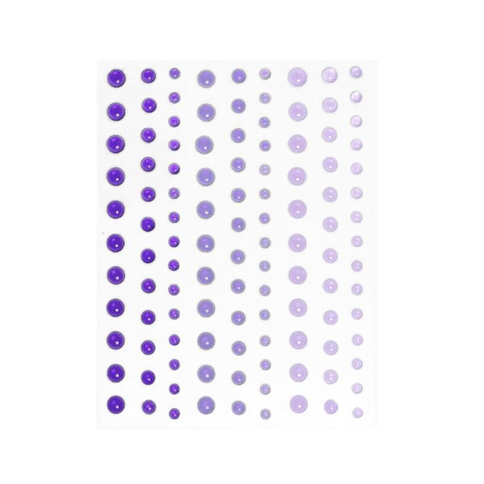 Hero Arts - Enamel Dots - Translucent Purples-ScrapbookPal