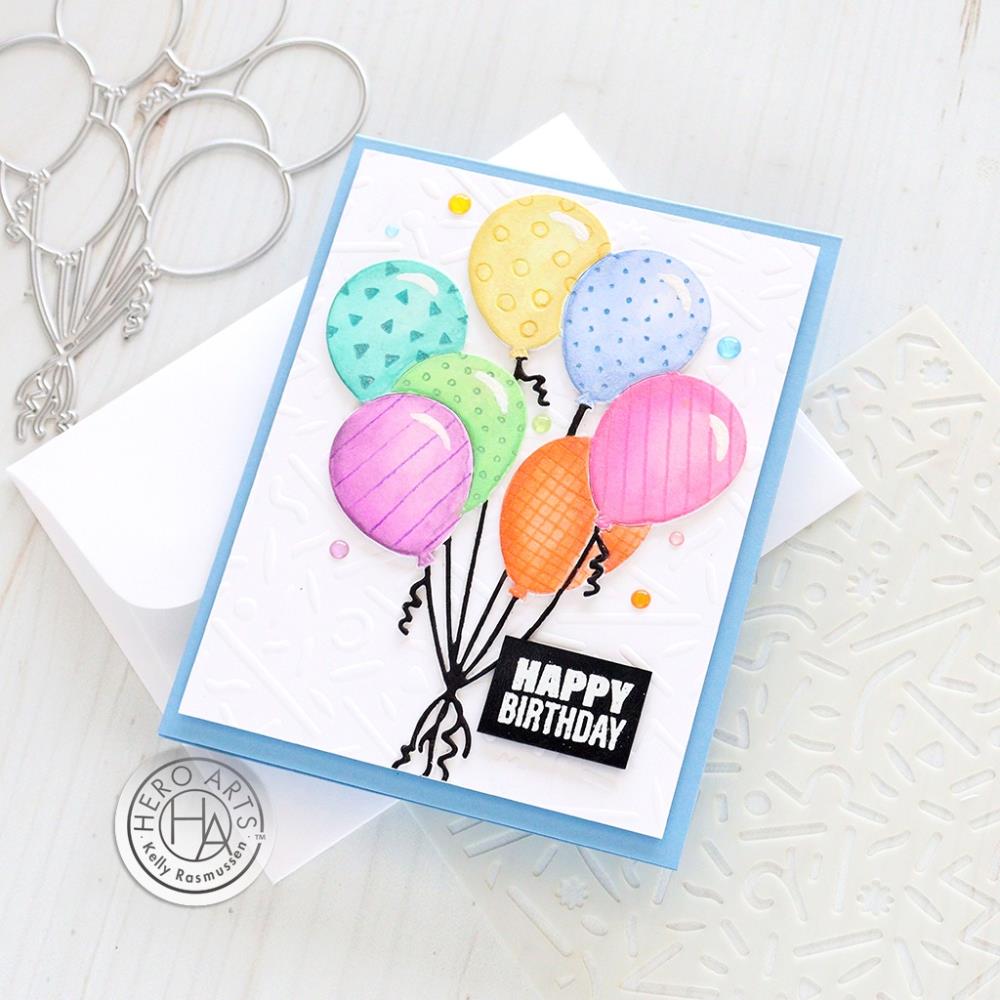 Hero Arts - Fancy Dies - Balloon Bunch-ScrapbookPal